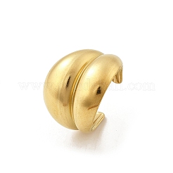 Offene Manschettenringe aus Edelstahl 304&nbsp;RJEW-R014-02G-01