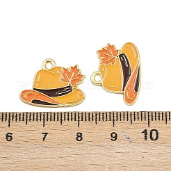 Pendenti smaltati in lega a tema ringraziamento&nbsp;LS-FIND-I065-04F-G