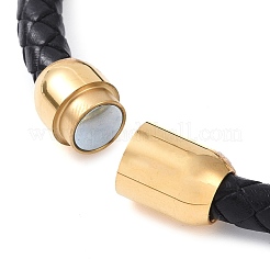 10.5 mm runde Armbänder aus natürlichen Lapislazuli-Perlen&nbsp;BJEW-A009-07G-02