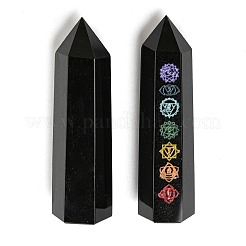 Natürliche Obsidian-Displaydekoration&nbsp;G-A217-15