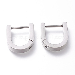 Orecchini a cerchio huggie in acciaio inossidabile 304 anti-ossidazione&nbsp;EJEW-O099-02P