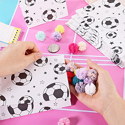 15 Stück Papiergebäcktüten mit Fußballmuster&nbsp;ABAG-TA0002-32B