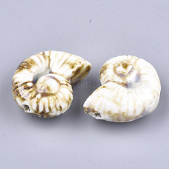 Perles en porcelaine manuelles&nbsp;PORC-S498-32F