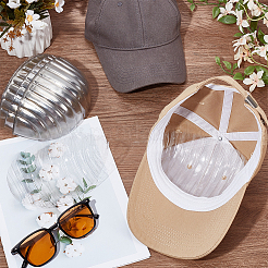 Support de casquette de baseball en plastique à moitié fixé&nbsp;DIY-WH0581-67B