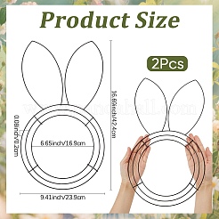 2 Stück Pflanzenstützen aus Eisen.&nbsp;DIY-SP0006-98A