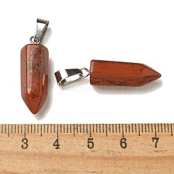 Natürliche rote Jaspis Anhänger&nbsp;G-Z067-07P-11