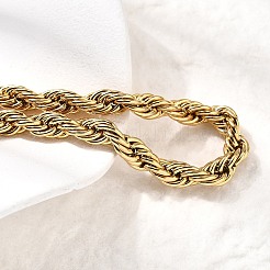 304 Edelstahl-Seilkettenarmbänder für Damen&nbsp;BJEW-B140-03G