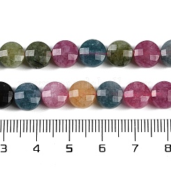 Natürliche weiße Jade Nachahmung Turmalin Perlen Stränge&nbsp;G-H062-B01-03