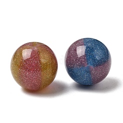 Resina opaca bicolore e perline di polvere glitterata&nbsp;RE-CBA2450-02