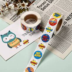Selbstklebende Kraftpapier-Geschenkanhänger&nbsp;DIY-G013-A23
