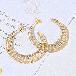 Orecchini a bottone in ottone da donna&nbsp;KK-CBA4112-05G
