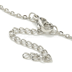 Collares de cadena de cable de acero inoxidable 304&nbsp;NJEW-H040-14P