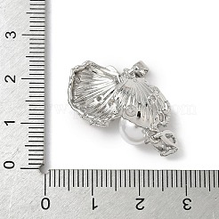 Ottone micro spianare pendenti zirconi&nbsp;KK-I371-25P