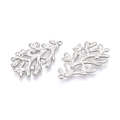 Pendentifs imitation corail en acier inoxydable 304&nbsp;STAS-T069-41P