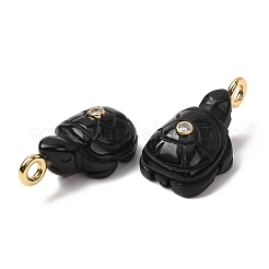 Geschnitzte Anhänger aus natürlichem Obsidian&nbsp;G-H357-03G-06