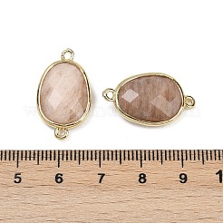 Ciondoli con connettori sfaccettati con pietre preziose miste naturali e sintetiche&nbsp;G-K347-11G