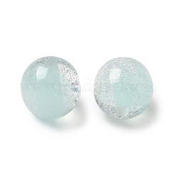 Perles de résine bicolores&nbsp;LS-RESI-Q025-02B-F