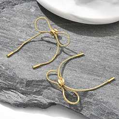 Orecchini a bottone a farfalla in acciaio inossidabile 304 con placcatura sotto vuoto pvd&nbsp;DJEW-B108-10G