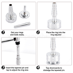 Regolatore di misura dell'anello in lega di zinco&nbsp;TOOL-WH0155-176
