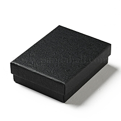 Boîtes-cadeaux de collier de papier de texture&nbsp;OBOX-G016-C05-B