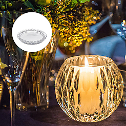 Bougeoir en verre&nbsp;AJEW-WH0314-226