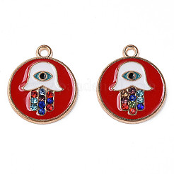 Pendentifs d'émail en alliage&nbsp;ENAM-N059-33