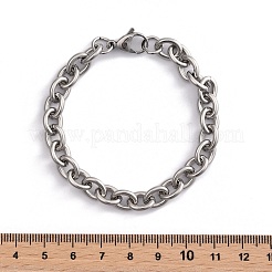 Anlaufgeschützte Ankerkettenarmbänder aus Edelstahl 304&nbsp;X-BJEW-I238-09P