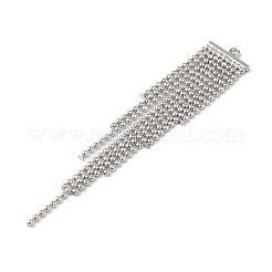 Pendentif pompons chaînes boules en laiton&nbsp;KK-K276-01P
