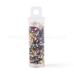 7 bouteille de perles de rocaille en verre à faire soi-même&nbsp;DIY-N006-02F