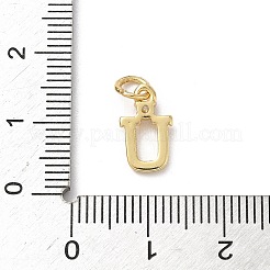 Messingpflaster klare Zirkonia Charms&nbsp;KK-A273-01G-U