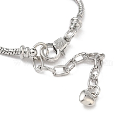 4 stücke 4 stile weihnachten thema glas & legierung europäischen perlen armband-sets für frauen&nbsp;BJEW-JB11198