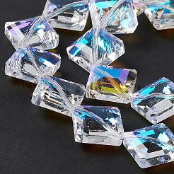 Chapelets de perles en verre à facettes&nbsp;EGLA-E030-01C
