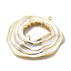 Grands pendentifs en acier inoxydable 304 émaillé&nbsp;STAS-P427-03G-02