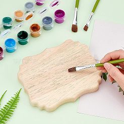 Présentoir de base en bois polygone&nbsp;WOOD-WH0023-35