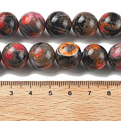 Naturali multicolore agata fili di perline&nbsp;G-A261-B06-14mm
