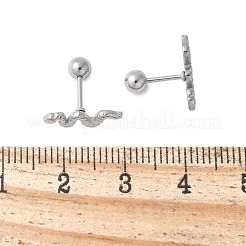 Boucles d'oreilles à tige en acier inoxydable 304 pour femmes&nbsp;EJEW-E603-02P