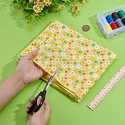 Baumwollstoff mit Blumenmuster&nbsp;DIY-WH0591-275A