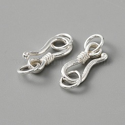 925 sterling silver fermagli s-gancio&nbsp;LS-FIND-WH0114-71B