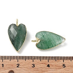 Natürliche grüne Erdbeerquarz-Anhänger&nbsp;G-G012-12G-05