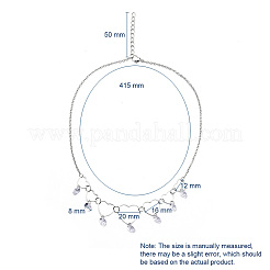 Colliers en acier inoxydable 304&nbsp;NJEW-JN02685