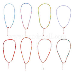 8 cordon rond en nylon et coton de 3.5 mm&nbsp;NJEW-TA0001-26RG