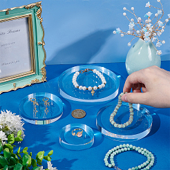 4 Stück 4 Stile Acryl-Display-Sockel für Kosmetik&nbsp;ODIS-BC0001-25A