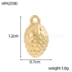 Colgantes de acero inoxidable 304&nbsp;STAS-OY017-36G