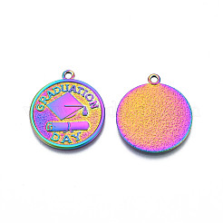Regenbogenfarbene legierung anhänger&nbsp;PALLOY-N156-204