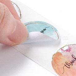 Rotoli di adesivi regalo di ringraziamento di carta&nbsp;STIC-E001-05