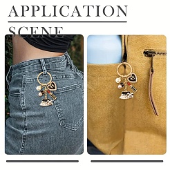Porte-clés émail alliage&nbsp;KEYC-YW00282