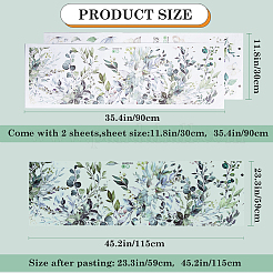 Autocollants décoratifs auto-adhésifs en pvc papillon feuille&nbsp;DIY-WH0453-89