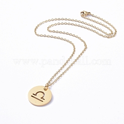 Colliers pendentifs en acier inoxydable 304&nbsp;NJEW-E147-11G
