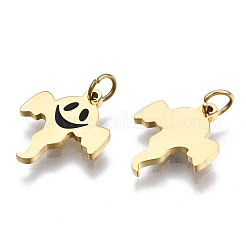 Dijes de esmalte de acero inoxidable quirúrgico 316&nbsp;STAS-S116-345G