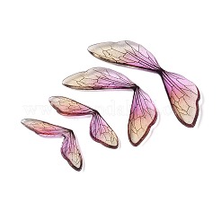 3 Stück transparente Schmetterlingsflügel-Cabochons aus Epoxidharz&nbsp;X-RESI-N045-12B